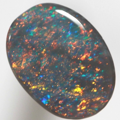 SOLID BLACK OPAL Bright and sparkling Pinfire pattern 